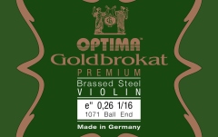 Coarda Mi(E) vioară Optima Goldbrokat Premium Medium E 0,26 K 1/16