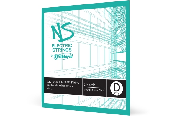 Daddario NS Electric Traditional Bass Single D String 3/4 Scale MT