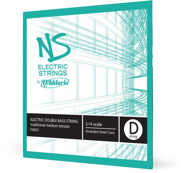 Daddario NS Electric Traditional Bass Single D String 3/4 Scale MT