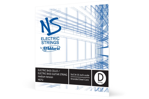 NS Electric Bass/Cello Single D String 4/4 Scale MT