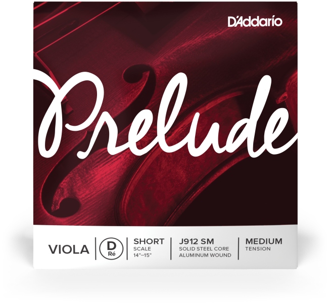 Daddario Prelude Viola Re(D) SS MT J912 SM