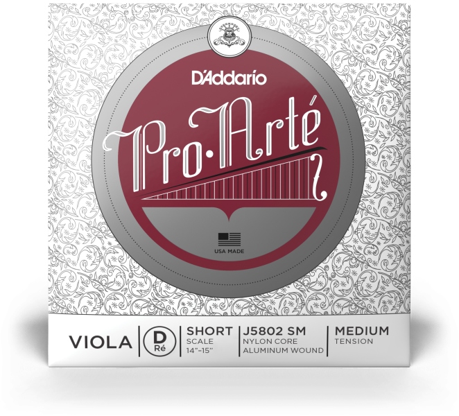Daddario Pro-Arte Viola Re(D) SS MT J5802 SM