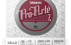Coarda Re(D) violoncel 1/2 Daddario Pro-Arte Cello Single D String 1/2 Scale MT