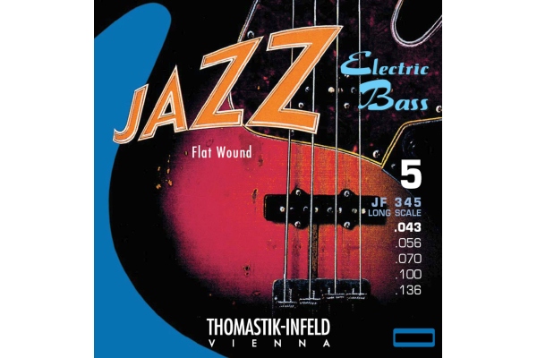  Jazz Bass series nickel flat wound round core 0.136