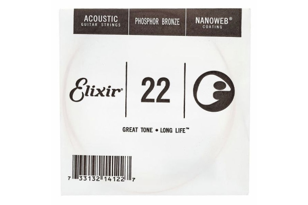 Elixir Nanoweb NW022 Phosphor Bronze 14122