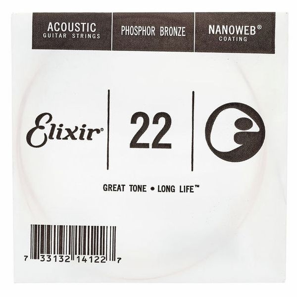 Elixir Nanoweb NW022 Phosphor Bronze 14122