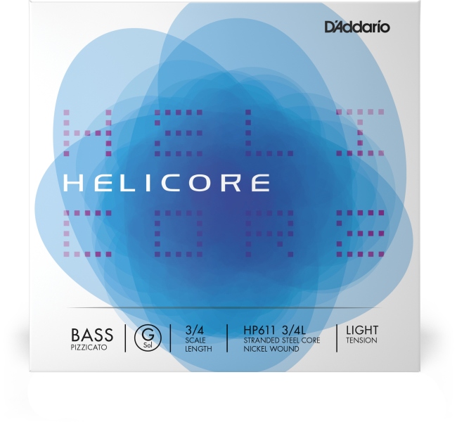 Daddario Helicore Pizzicato Bass Single G String 3/4 Scale LT