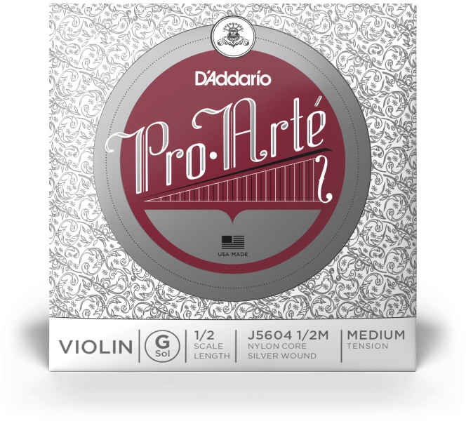 Daddario Pro-Arte Violin Single G String 1/2 Scale MT