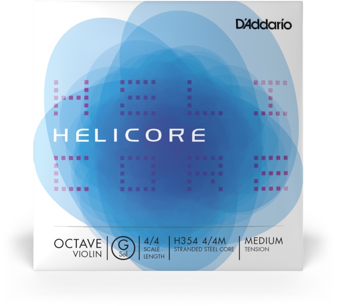 Daddario Helicore Octave Violin Single G String 4/4 Scale MT