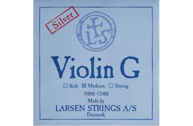 Coarda Sol(G) vioară Larsen Synthetic/fibre core Medium Sol(G) Silver