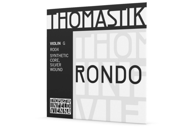 Coarda Sol(G) vioară Thomastik Rondo RO04 G Synth./Silver 4/4