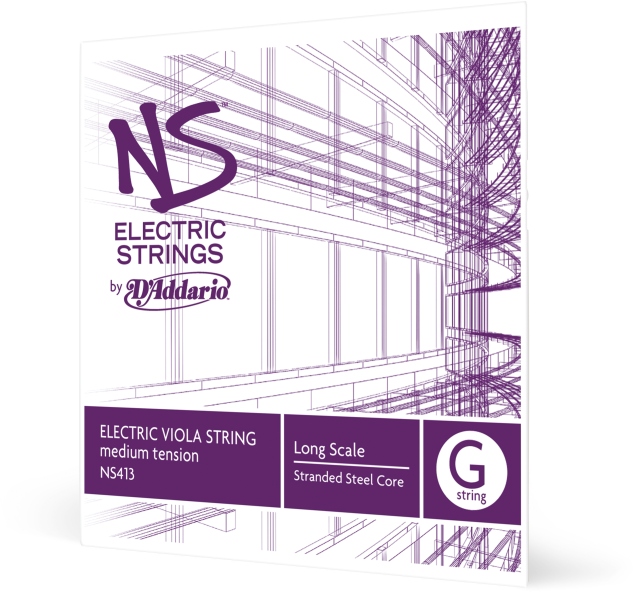 Daddario NS Electric Viola Sol(G) LS MT NS413