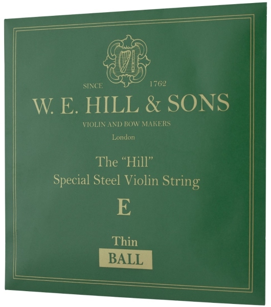 W.E. Hill & Sons Violin String E - Soft - Ball End