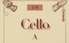 Coarda violoncel A Larsen Original Fractional - marime mica A 1/8