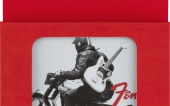 Coastere din Piele Fender Vintage Ads 4-Pk Coaster Set Black and White
