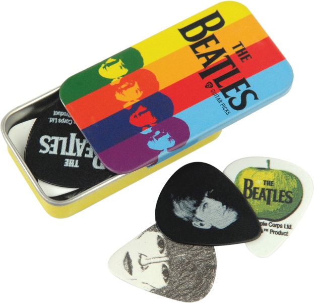 Daddario The Beatles Pick Tin - Medium Stripes