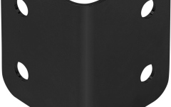 Colț în L mare galvanizat negru Adam Hall 40431 BLK