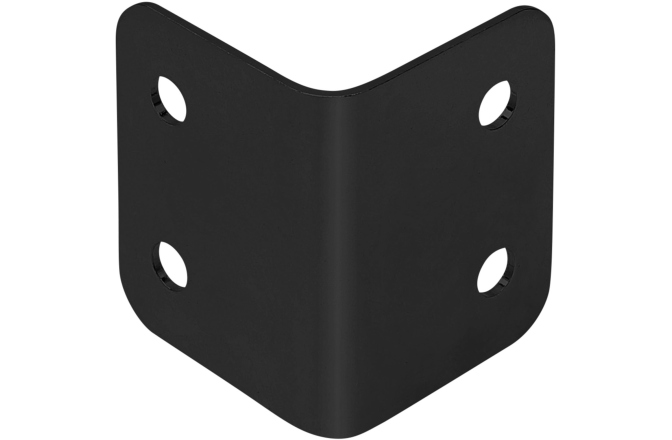 Colț în L mare galvanizat negru Adam Hall 40431 BLK