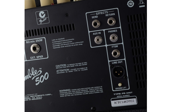 Combo pentru chitara bass Fender Rumble 500 Combo V3