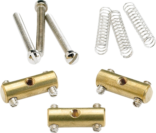 Fender Pure Vintage '52 Telecaster Saddle Kit Brass (3)