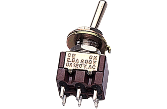 Comutator chitara electrica Partsland Comutator Mini Lever Key Nichel chitara electrica