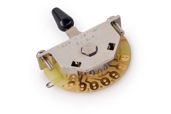  Blade Switch, 5-Position, 7-Pole - Black Tip