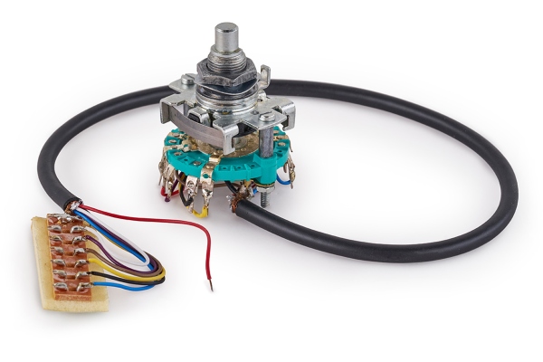  Rotary Switch Module, 6-Position, 9-Pole, with cable - pre-wired for Framus AK74