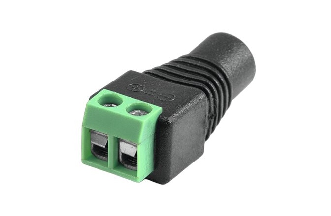 Conector adaptor alimentare Eurolite Adapter Hollow Plug Screw Terminal