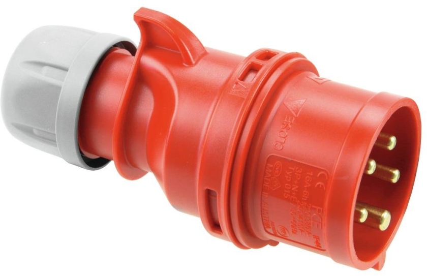 PC ELECTRIC CEE Plug 32A 5pin rd