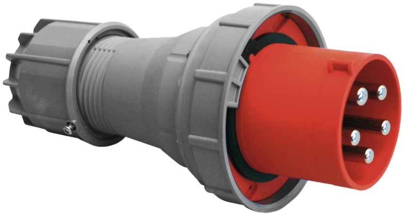 PC ELECTRIC CEE Plug 63A 5pin rd