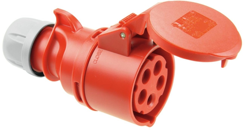 PC ELECTRIC CEE Socket 16A 5pin rd