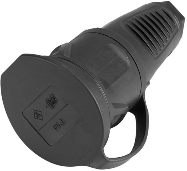PC ELECTRIC Safety Connector Rubber bk/bu