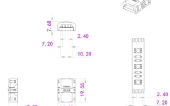 Conector bandă led Eurolite LED Strip Connector 4Pin 10mm