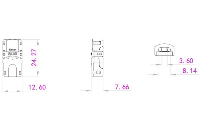 Conector bandă led, flexibil Eurolite LED Strip felxible Connector 2Pin 8mm
