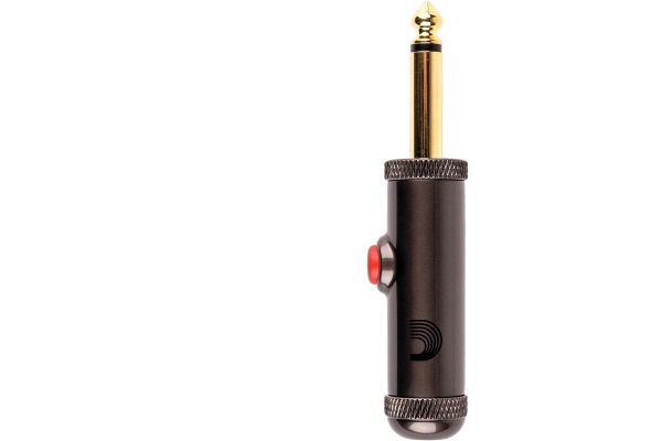 Solderless 1/4'' Straight Plug w/ Latching Switch Solderless 1/4'' Straight Plug w/ Latching Switch