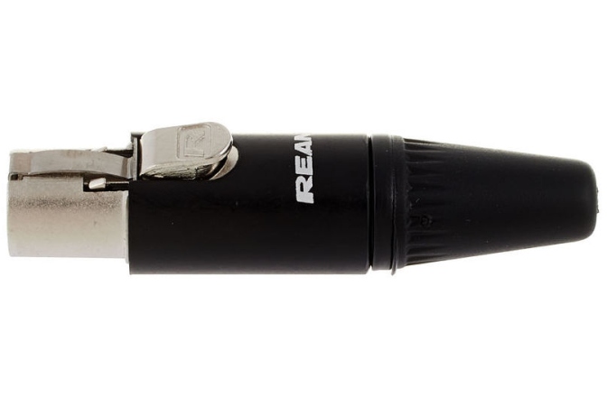 Conector mini XLR mama cu 4 pini Neutrik Rean RT4FC-B