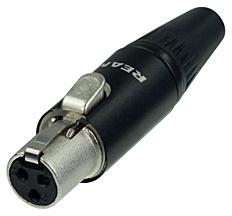 Neutrik Rean RT3FC-B Mini XLR 3pin