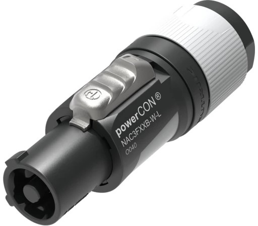 Neutrik NAC3FXXB-W-L Powercon Out