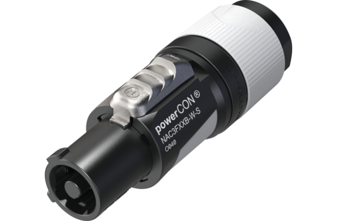 Conector Powercon power-out Neutrik NAC3FXXB-W-S