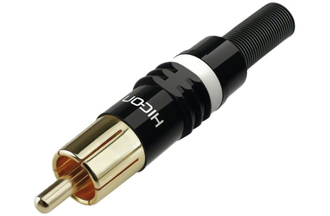 Conector RCA Hicon RCA plug HI-CM03-NTL