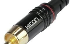 Conector RCA Hicon RCA plug HI-CM06-RED