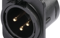 Conector XLR Hicon XLR mounting plug 3pin HI-X3DM