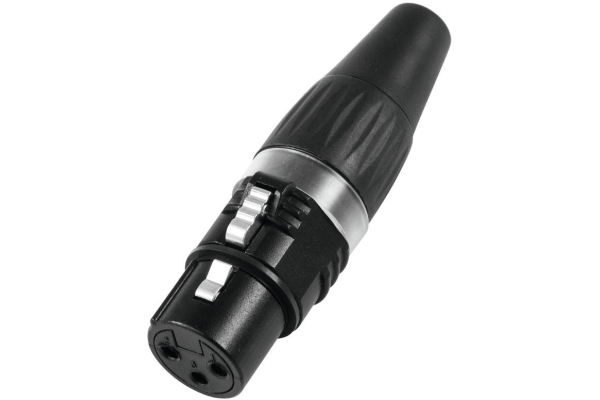 Hicon XLR plug 3pin HI-X3CF-BLK