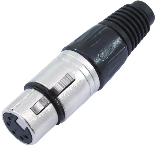 Omnitronic XLR socket 5pin bk