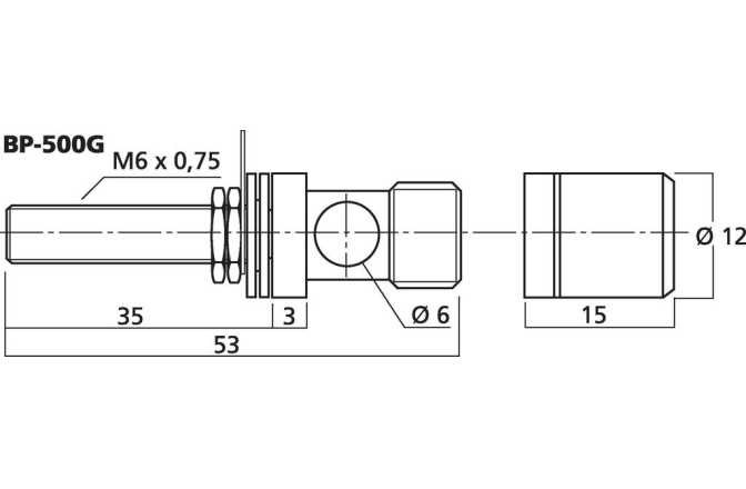Conectori terminali pentru boxe pasive Monacor BP-500G