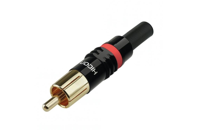 Conectro RCA Hicon RCA plug HI-CM03-RED