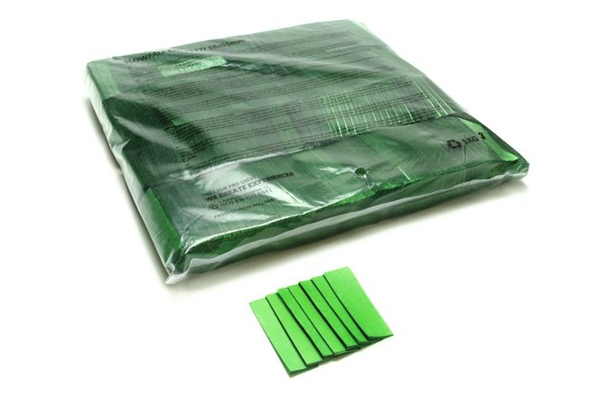 Confeti din hârtie  TCM FX Slowfall Confetti rectangular 55x18mm, dark green, 1kg