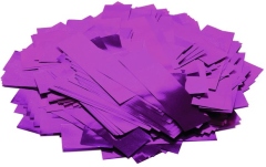 Confeti din hârtie, violet TCM FX Metallic Confetti rectangular 55x18mm, pink, 1kg