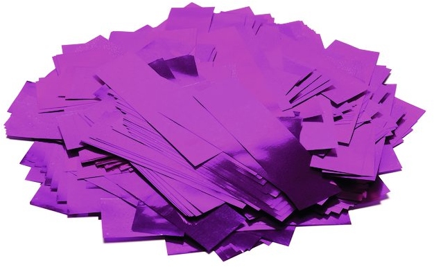 TCM FX Metallic Confetti rectangular 55x18mm, pink, 1kg