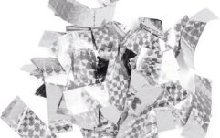 Confetti, silver TCM FX Metallic Confetti rectangular 55x18mm, silver, laser effect, 1kg